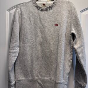 Levi's Classic Gray Crewneck Sweater